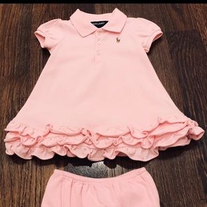 Ralph Lauren Baby Polo Dress & Bloomer (9 Mos.)